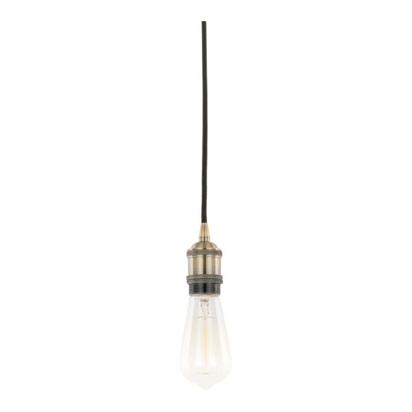 Lampa wisząca Italux DS-M-034 ANTIQUE BRASS Classo