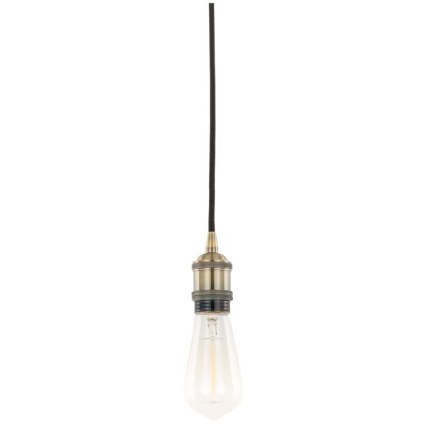Lampa wisząca Italux DS-M-034 ANTIQUE BRASS Classo