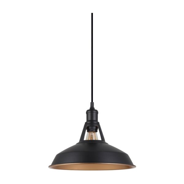 Lampa wisząca Italux MDM-2315/1 M BK+GD Freya