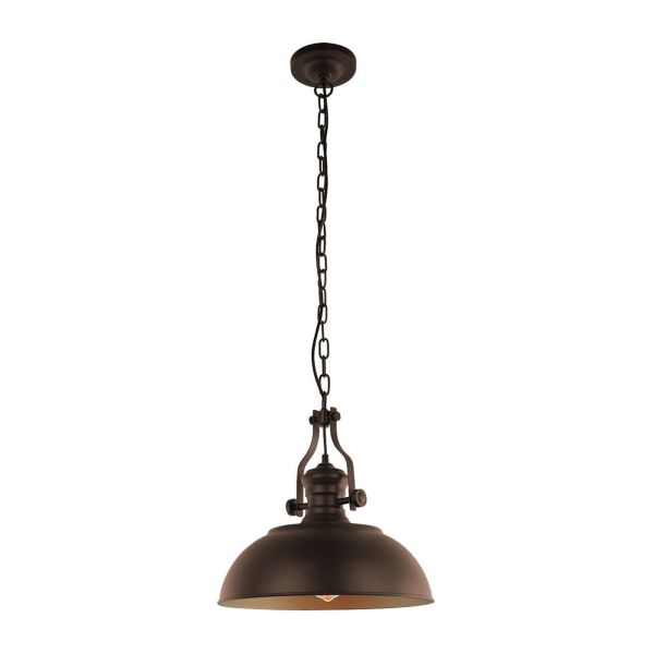 Lampa wisząca Italux MDM-2646/1 BR+GD Rosalia