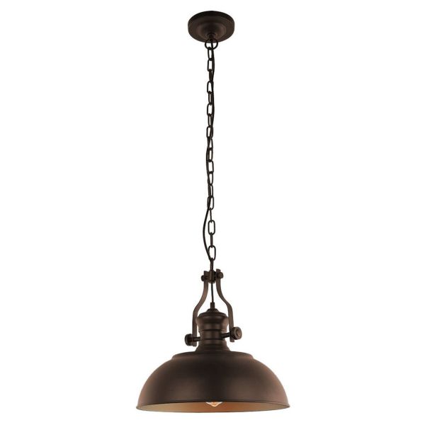 Lampa wisząca Italux MDM-2646/1 BR+GD Rosalia