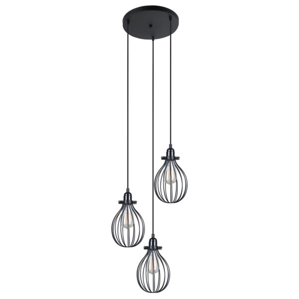 Lampa wisząca Italux MDM-2676/3 ABK Lesto