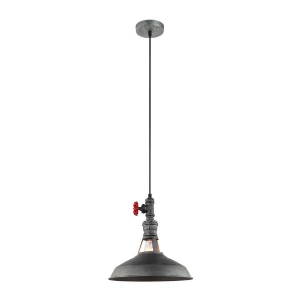 Lampa wisząca Italux MDM-2781/1 GR+BK Garibaldo