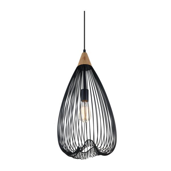 Lampa wisząca Italux MDM-2855/1 BK Nuka