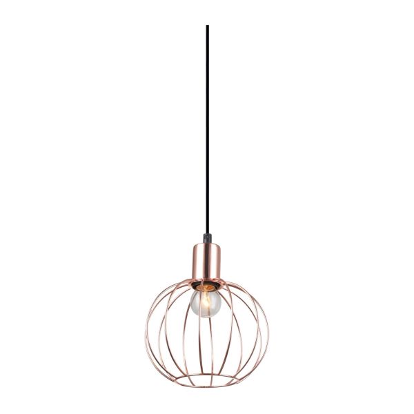 Lampa wisząca Italux MDM-3344/1 BK+COP Gervais