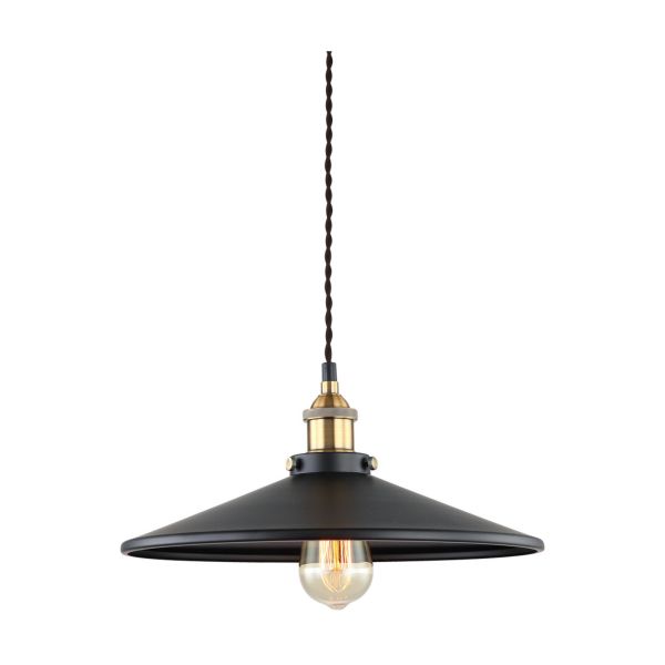 Lampa wisząca Italux MDM-3458/1L BK+GD Verda