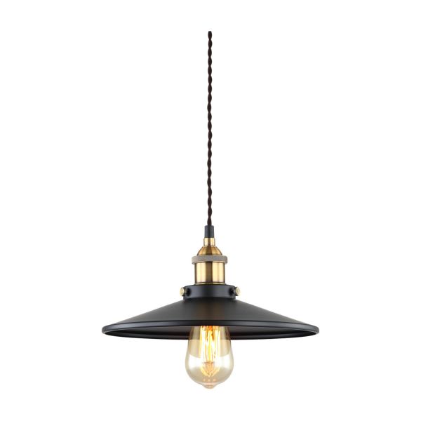 Lampa wisząca Italux MDM-3458/1M BK+GD Verda