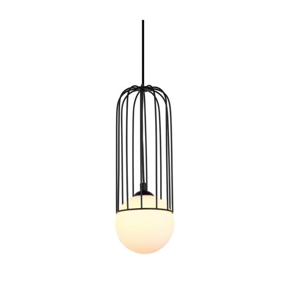 Lampa wisząca Italux MDM-3938/1 BK Simon