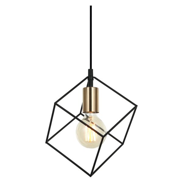 Lampa wisząca Italux MDM-4244/1 BK+BRO Morestel