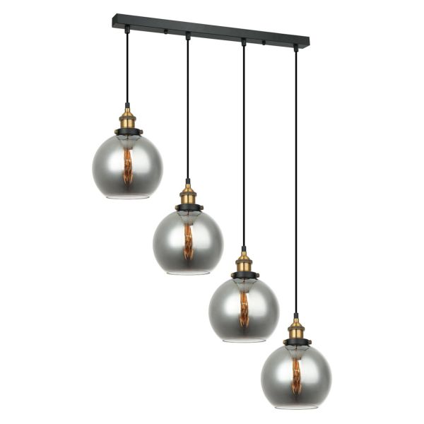 Lampa wisząca Italux MDM-4330/4 GD+SG Cardena