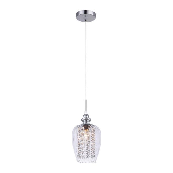 Lampa wisząca Italux MDM2286/1C CR Pirita C CR