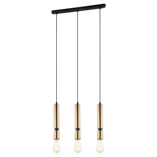 Lampa wisząca Italux PEN-5041-3-BKBR Torla