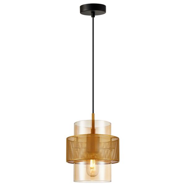 Lampa wisząca Italux PND-22132-1S-GD-AMB Vinoti