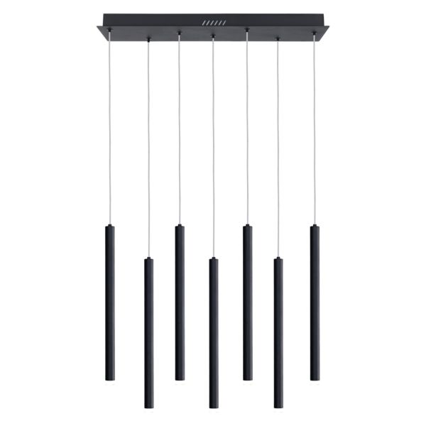 Підвісний світильник Italux PND-22302-7-BK Valdes