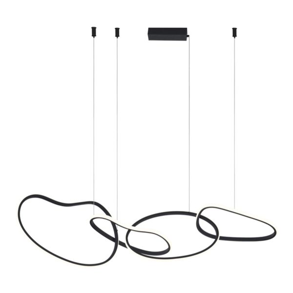 Lampa wisząca Italux PND-22412-S4-BK Fonte