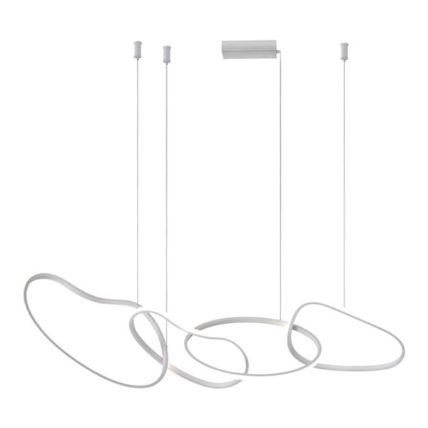 Підвісний світильник Italux PND-22412-S4-WH Fonte