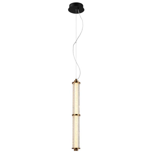 Lampa wisząca Italux PND-26384-2V-GD-CL Sanpo