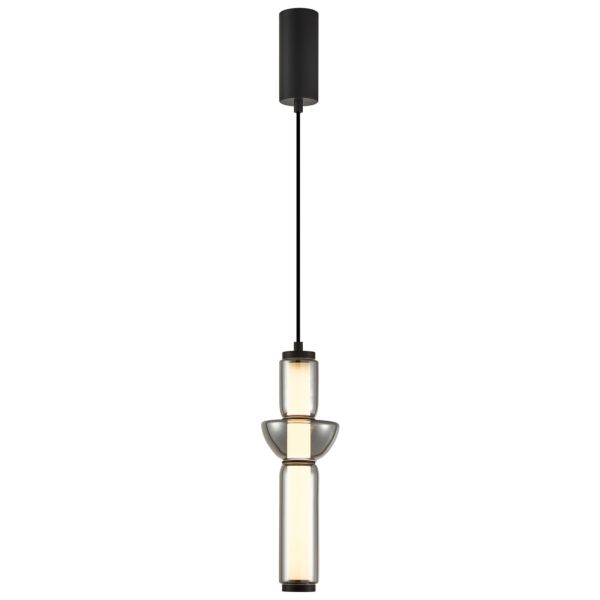 Lampa wisząca Italux PND-27372-1-19W-BK Bruni