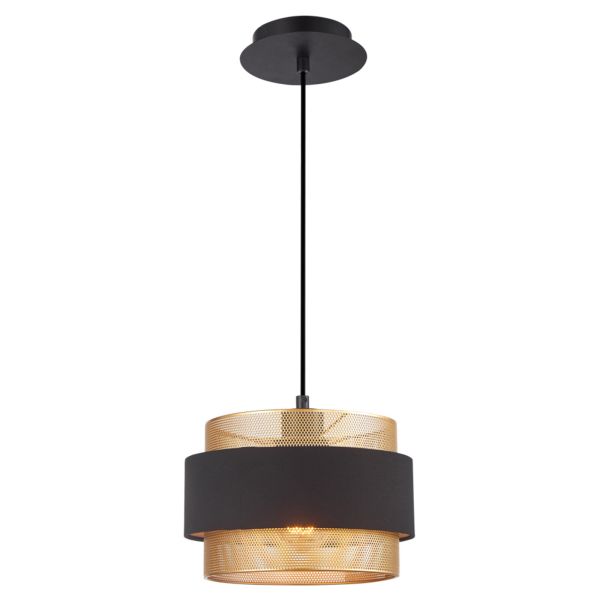 Lampa wisząca Italux PND-27467-1-BK-GD Bans