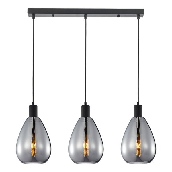 Підвісний світильник Italux PND-27812-3-BK-SG Zulo