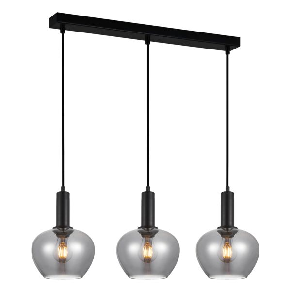 Підвісний світильник Italux PND-30084-3-BK-SG Stabla