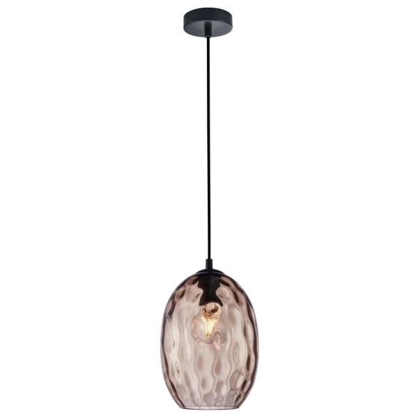 Lampa wisząca Italux PND-3031-1-BK-CF Novala