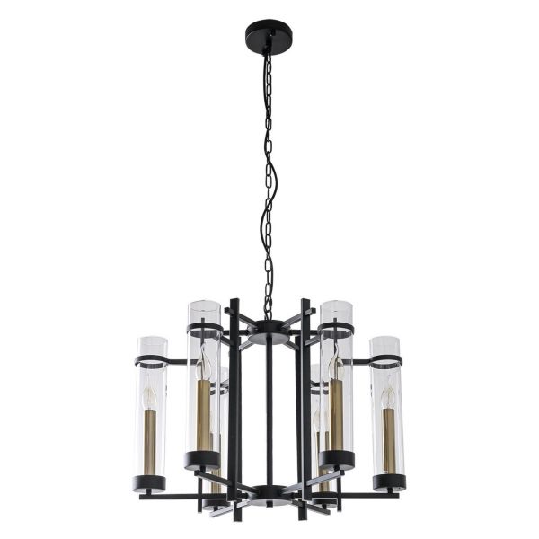 Żyrandol Italux PND-31186-6A-BL Aspen