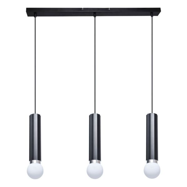 Lampa wisząca Italux PND-33849-3-BK Macera