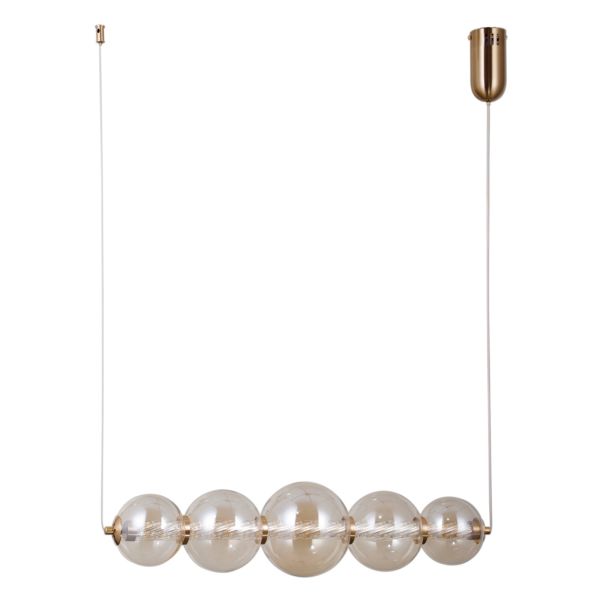 Lampa wisząca Italux PND-34359-5H-HBR-AMB Butero