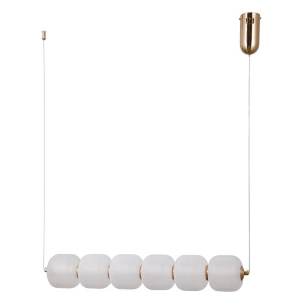 Підвісний світильник Italux PND-34362-6H-HBR-OPAL Ganti