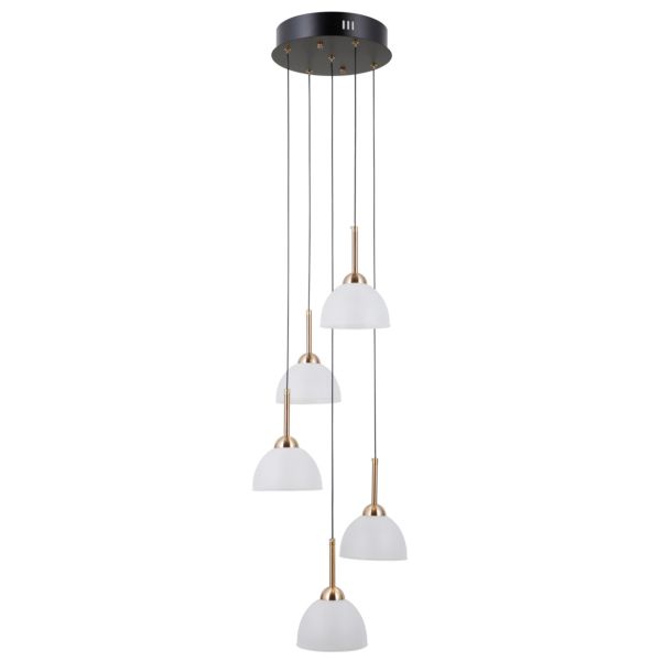 Lampa wisząca Italux PND-34374-5-BK Montiela