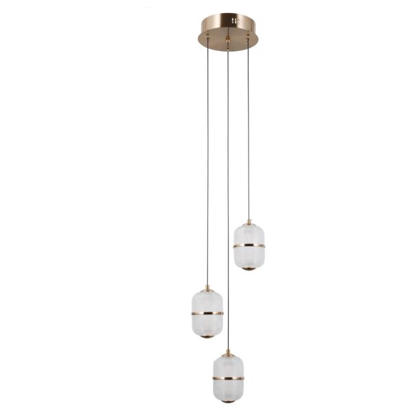 Підвісний світильник Italux PND-34375-3-HBR Alani