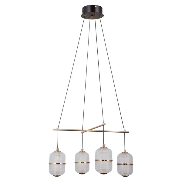 Lampa wisząca Italux PND-34375-4-BK Alani