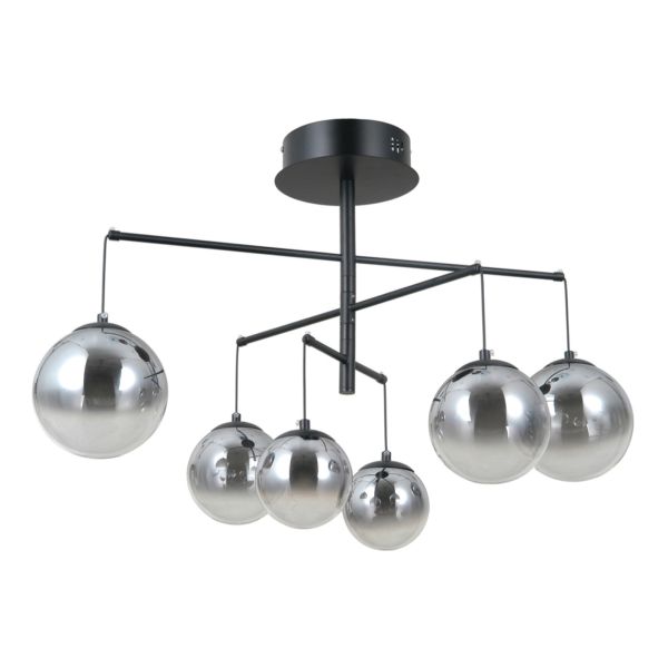 Żyrandol Italux PND-34381-6-BK Velada