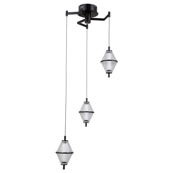 Lampa wisząca Italux PND-34395-3-BK Fuente