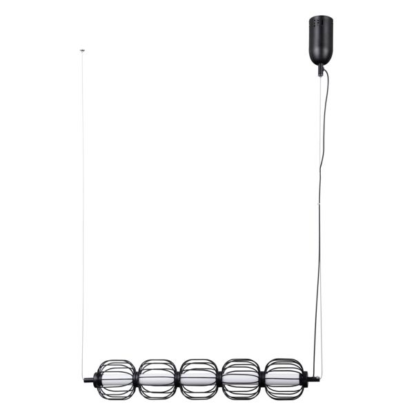 Lampa wisząca Italux PND-34405-5-BK Pedro