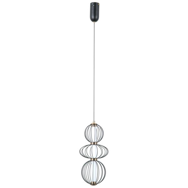 Підвісний світильник Italux PND-344221-3V-BK Rabel