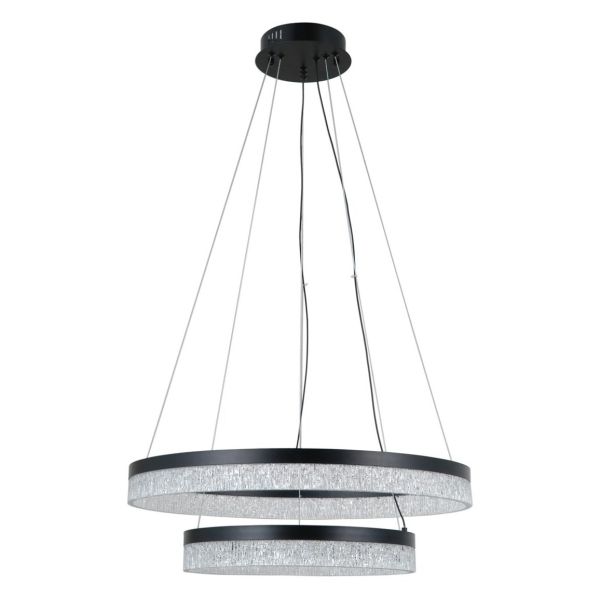 Żyrandol Italux PND-34533-2L-BK Pantal