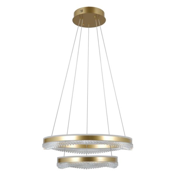 Żyrandol Italux PND-34535-2L-GD Morte