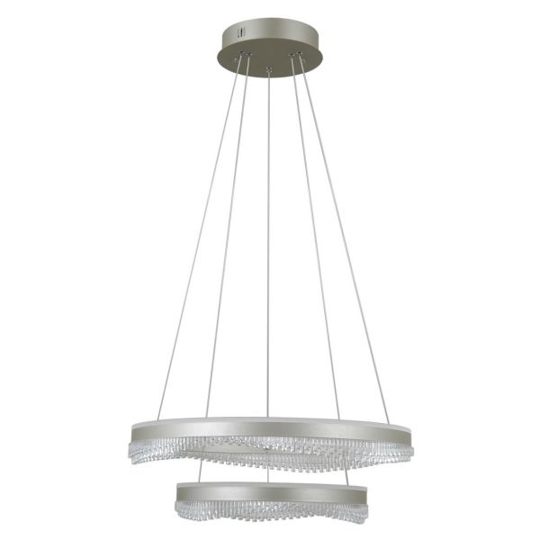Люстра Italux PND-34535-2L-SILV Morte