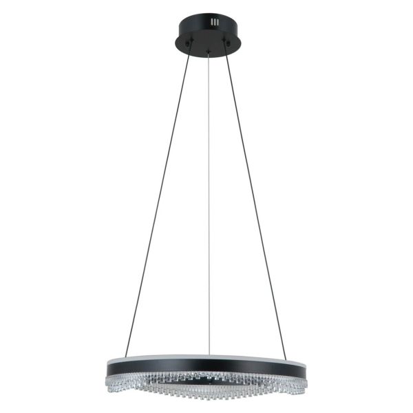 Lampa wisząca Italux PND-34535-M-BK Morte