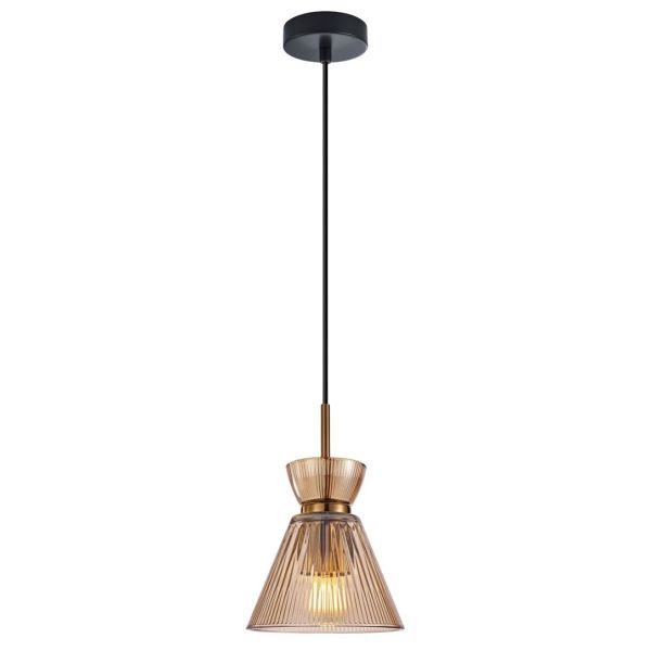 Lampa wisząca Italux PND-3627-1-BRO-AMB Balme