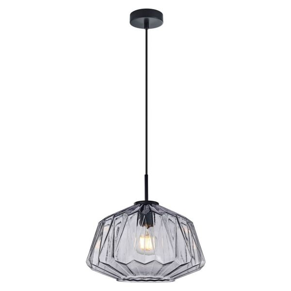 Lampa wisząca Italux PND-3644-1-BK-SG Antita
