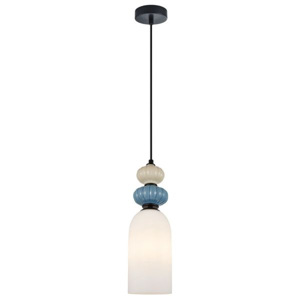 Lampa wisząca Italux PND-36573-1A-BK-WH Bonata