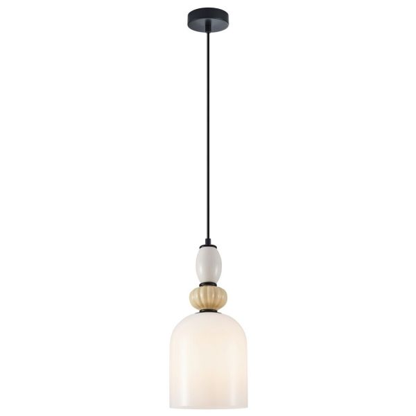Lampa wisząca Italux PND-36573-1B-BK-WH Bonata