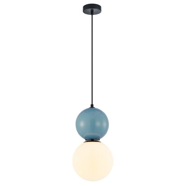 Підвісний світильник Italux PND-36603-1L-BK-BLU Mastal