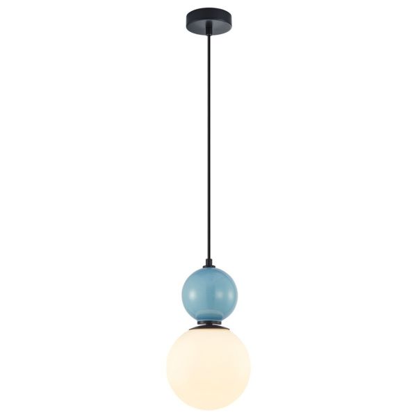 Підвісний світильник Italux PND-36603-1M-BK-BLU Mastal