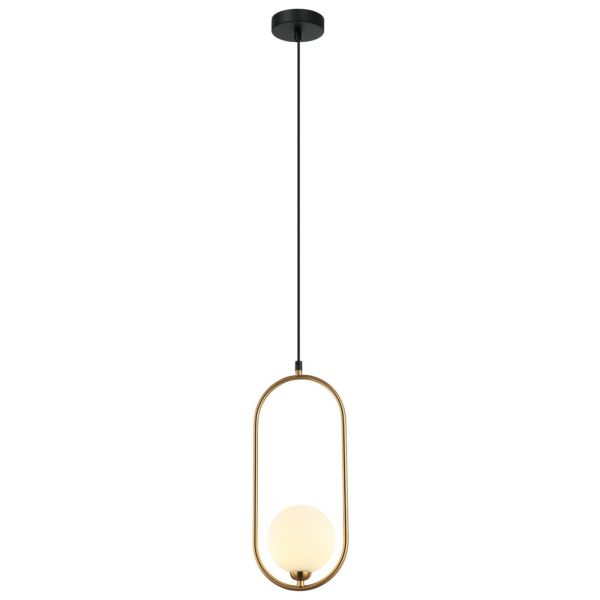 Lampa wisząca Italux PND-3965-1-BRO Lupus