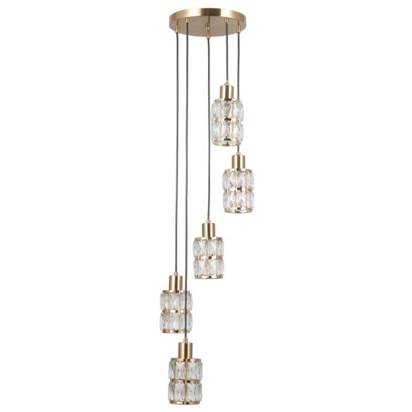 Підвісний світильник Italux PND-40668-5-HBR Alma