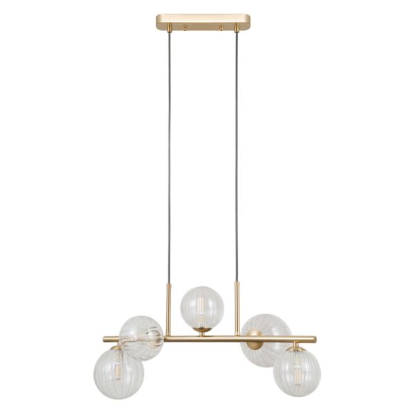 Lampa wisząca Italux PND-40717-5-HBR Toledo